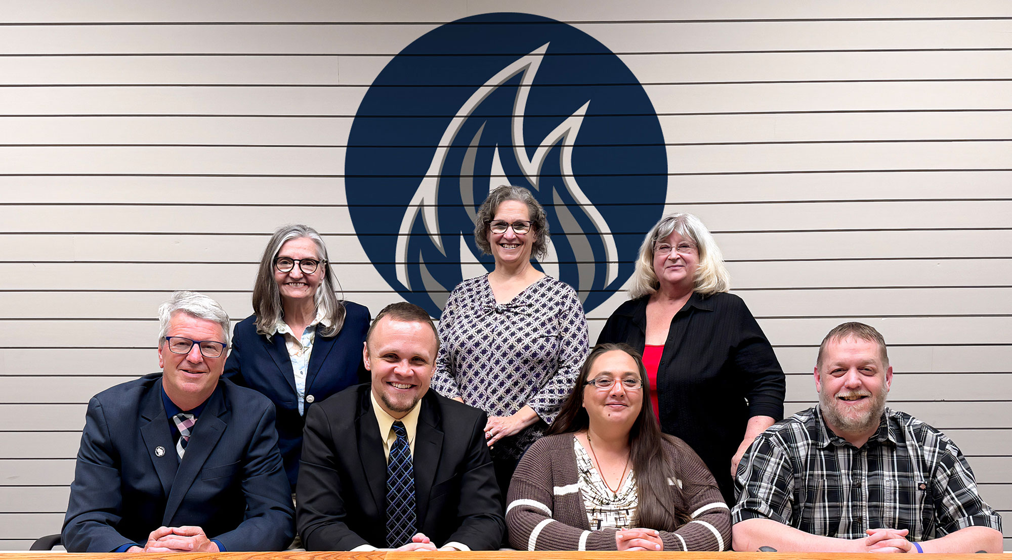 Group photo of the KUSD school board members