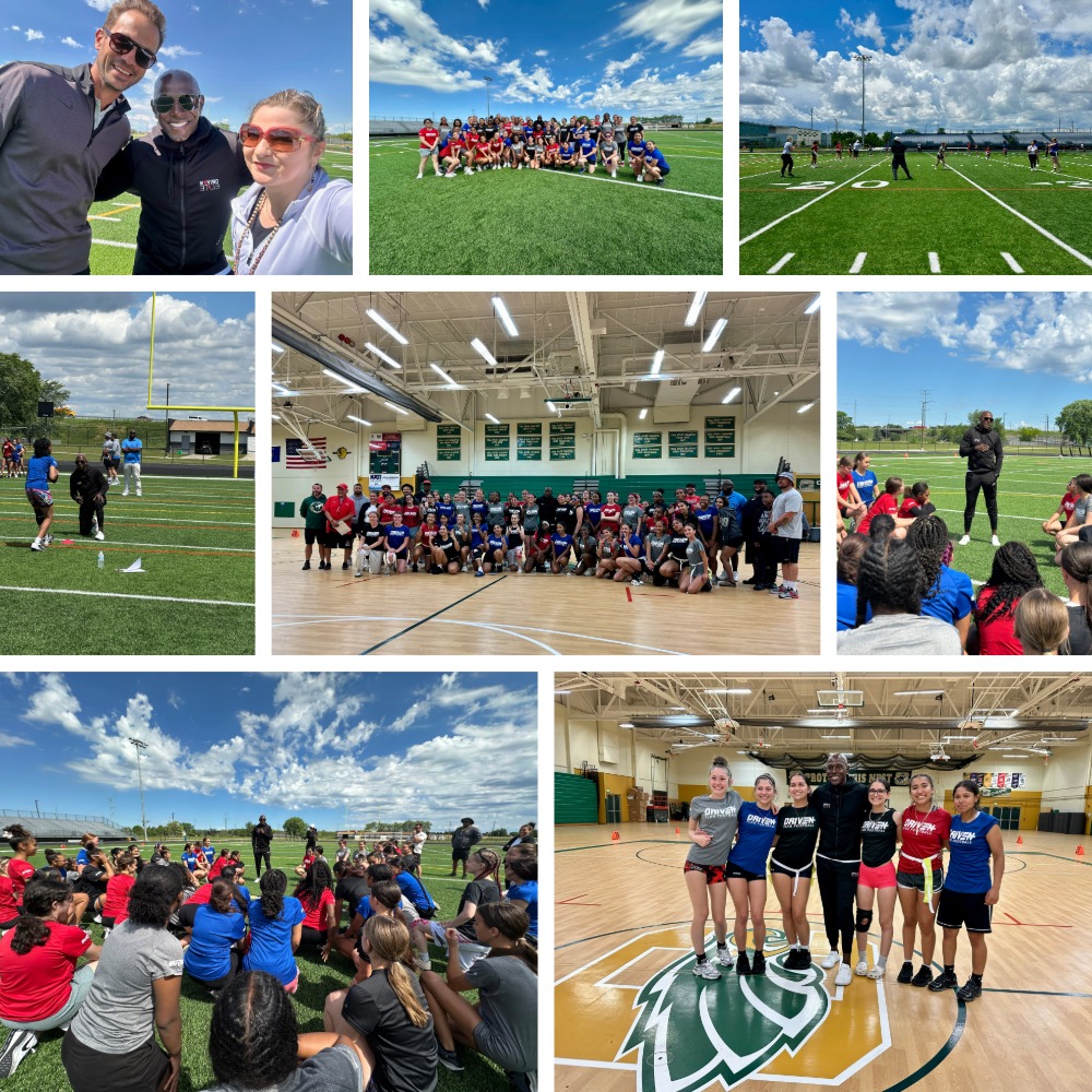 Bradford, Indian Trail, Tremper athletes attend Donald Driver flag football clinic
