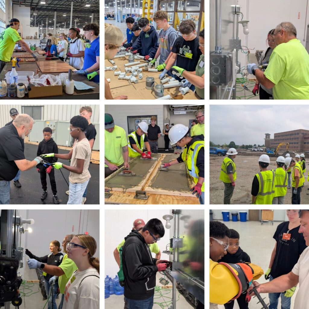 Students gain hands-on experience at Building Trade Careers Summer Camp