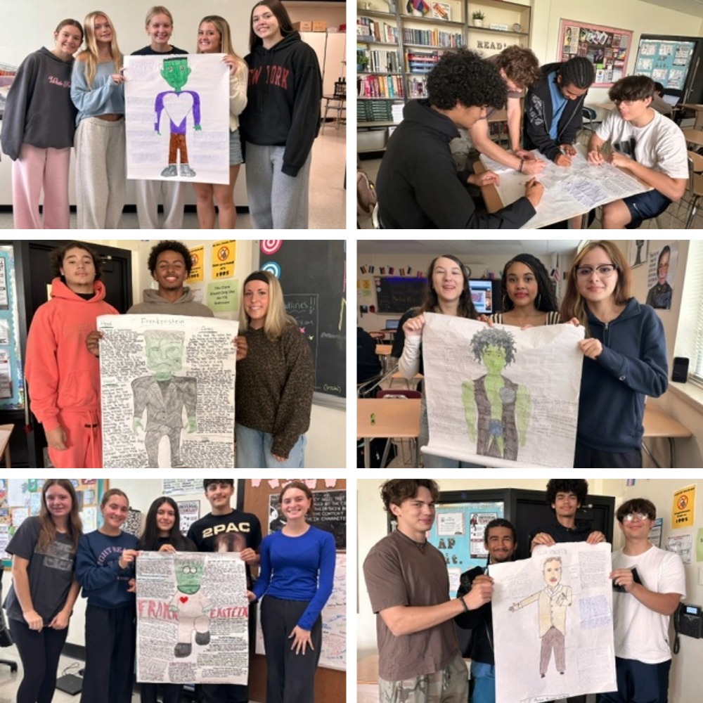 Bradford students bring 'Frankenstein' character analysis to life