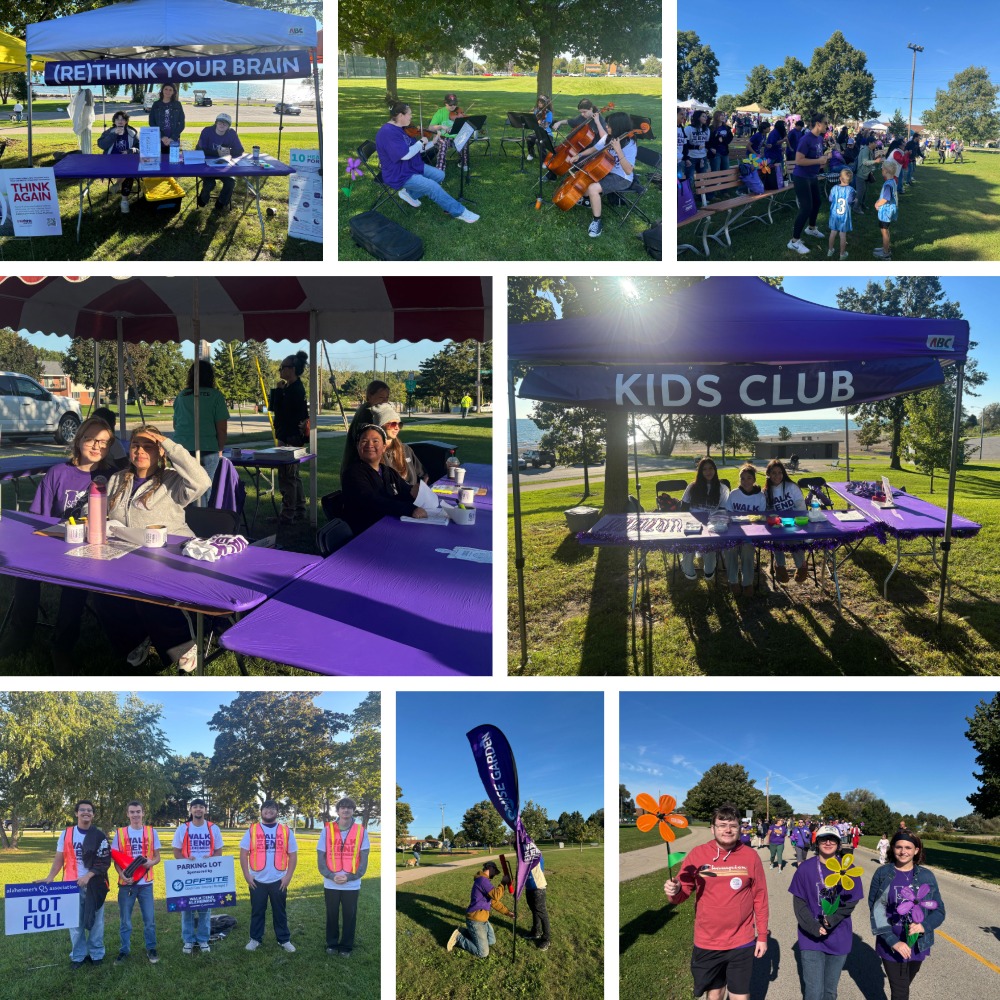 Harborside seniors support Alzheimer's walk